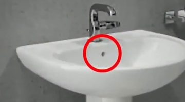 ما تخطرش على بالي العفريت…  ما هو السر وراء الفتحة الصغيرة في أعلى حوض الحمام لماذا تكون هناك