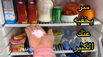 فني التصليح قالي عليها.. ضعي الملح في الثلاجة بهذه الطريقة.. حيلة جهنمية مش هتصدقي النتيجة هتنبهري